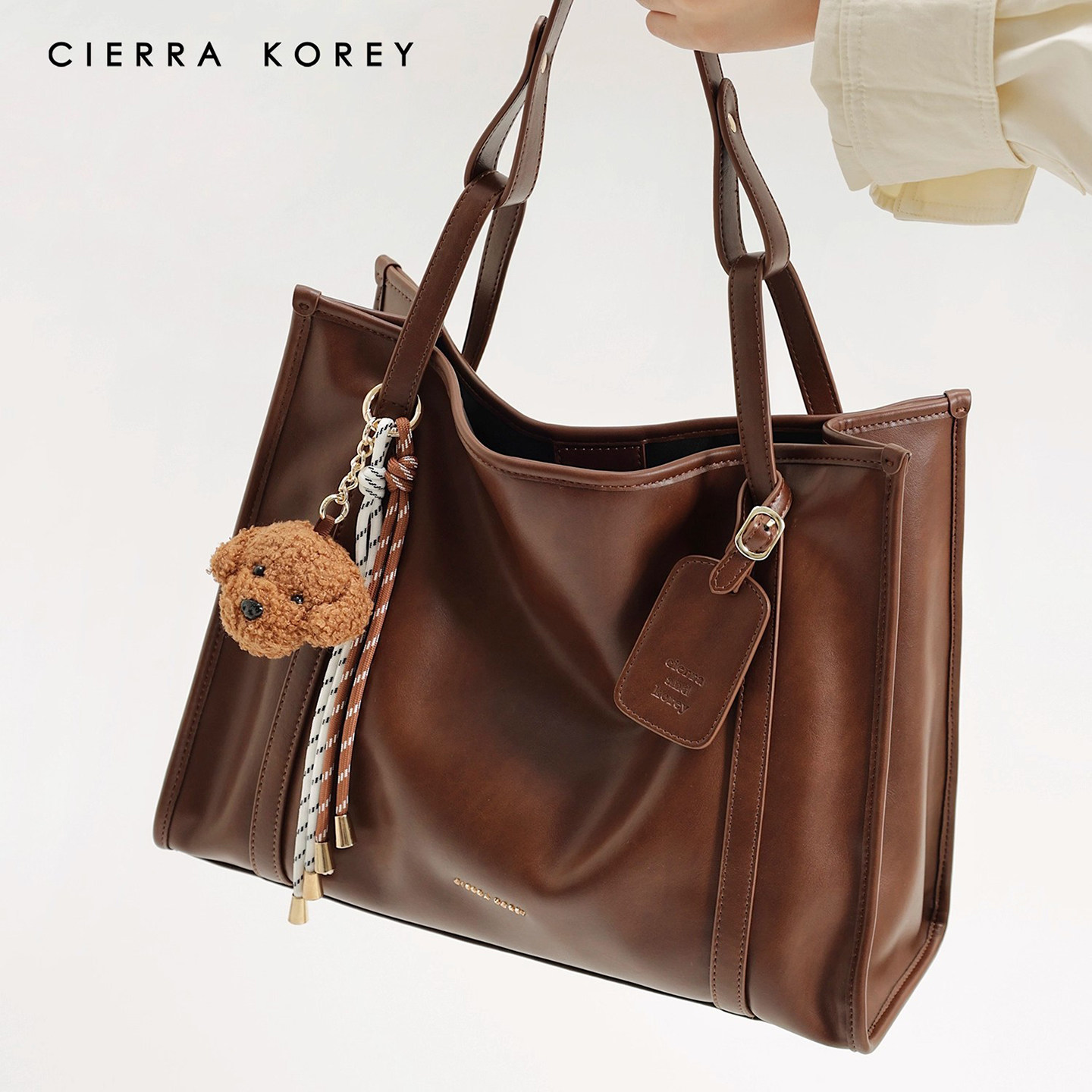 Cierra Korey官网 托特包包女大容量高级松弛感手提包通勤单肩包,淘宝优惠券,粉丝福利购,淘宝优惠卷