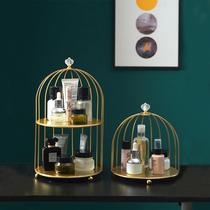 Iron Art Toilet Bird Cage Shelving Shelving Bathroom Cosmetics Containing Shelf Skin-care Products Shelf Table
