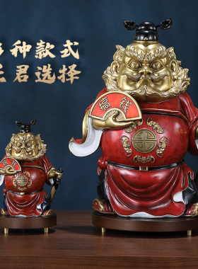 摆件电视柜工艺品东方禧全铜
