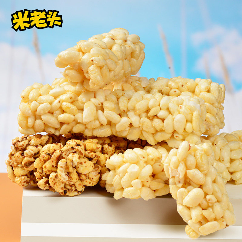 米老头高原青稞麦米棒非油炸童年回忆零食粗粮小零食休闲食品袋装 - 图2