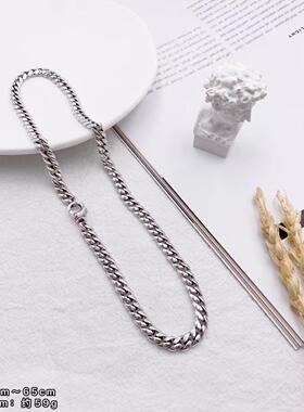 新款韩版嘻哈复古港风潮酷男女链条项链个性时尚百搭街头坦克链