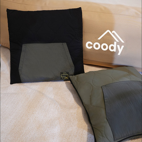 酷迪coody户外露营披风抱枕防寒保暖多功能棉服棉毯子睡垫 - 图2