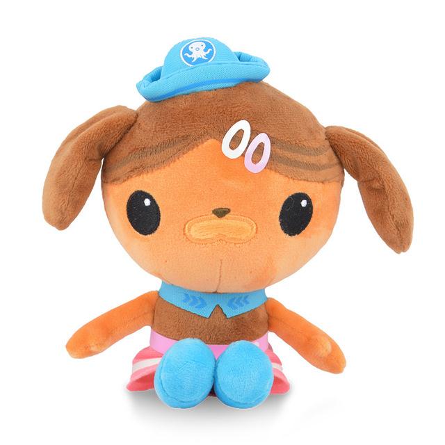 新品Original Octonauts 19cm Plush Toys BarNnacles Peso Kwazi - 图0