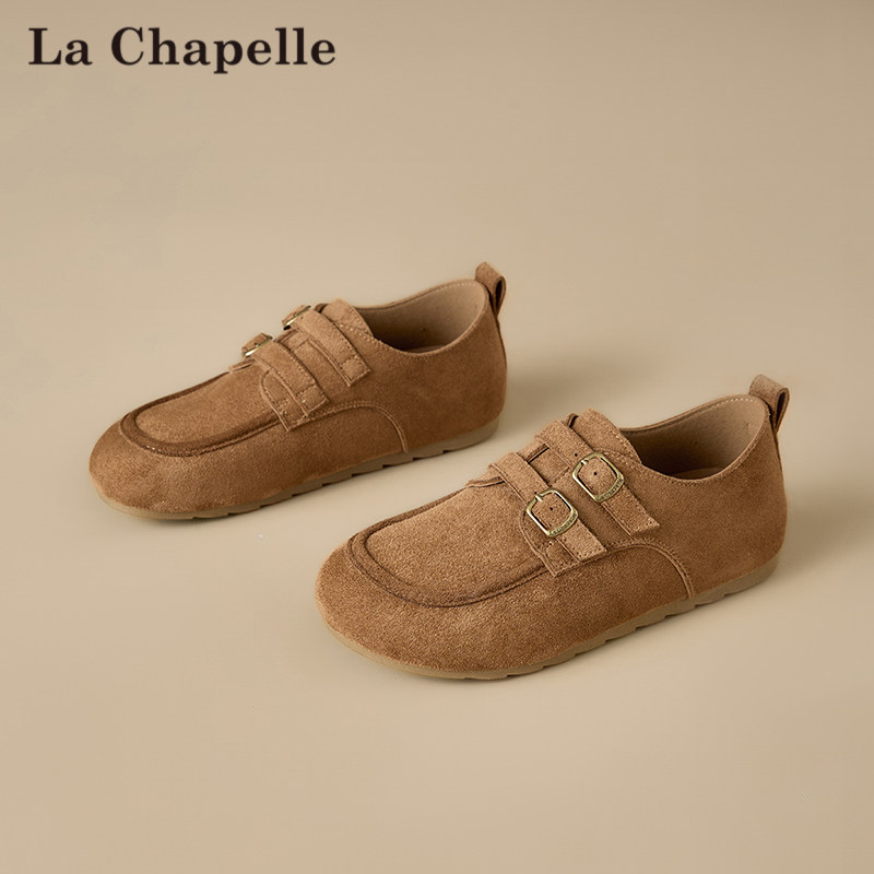 拉夏贝尔全包勃肯鞋女2026春季新款百搭乐福鞋子休闲平底爆款单鞋,淘宝优惠券,粉丝福利购,淘宝优惠卷