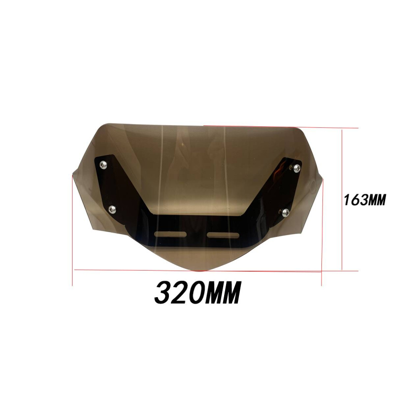 适用于九号机械师Mmax110P电动车F90M仪表挡风板前导流罩配件N80C - 图1