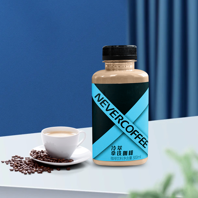 NEVERCOFFEE冷萃咖啡无蔗糖黑咖啡拿铁冰博客生椰即饮咖啡饮料