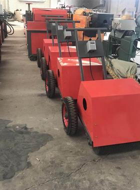 手推式电动除锈机槽钢角铁雨淋生锈钢丝翻新机带防尘罩钢板去锈机