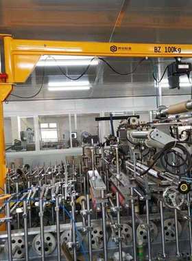 上海晔创500kg手动旋转KBK轨道旋臂吊小型工位吊德马格电动葫芦