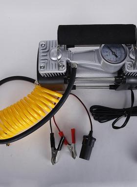 直销带灯充气泵12v车用充气泵汽车打气泵车载充气泵