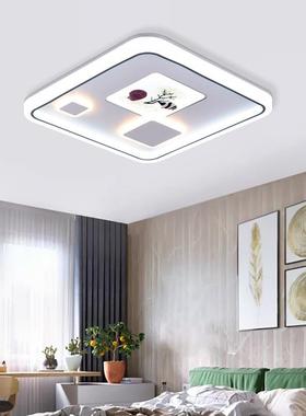 LED吸顶灯卧室灯客厅灯简约现代大气超薄方形餐厅阳台过道灯具