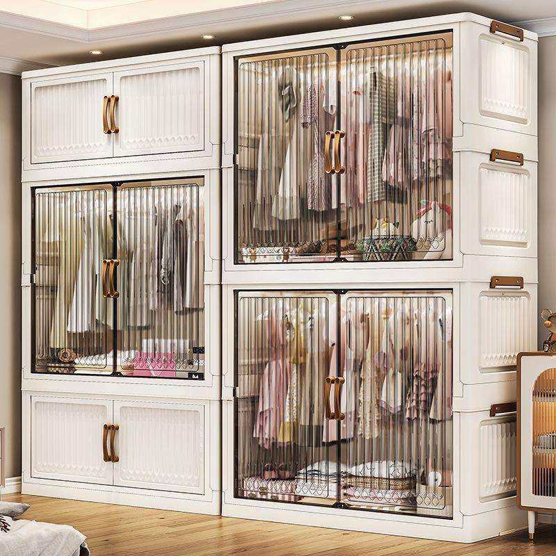 免安装儿童衣柜多层宝宝衣物收纳柜家用卧室折叠储物柜婴儿小衣橱,淘宝优惠券,粉丝福利购,淘宝优惠卷