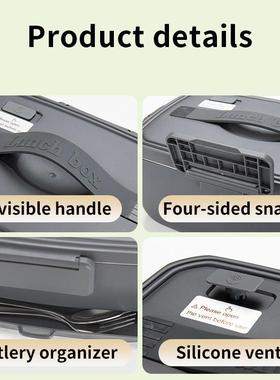 新款大容量2.0L车家两用插电式电热饭盒快速加热饭盒