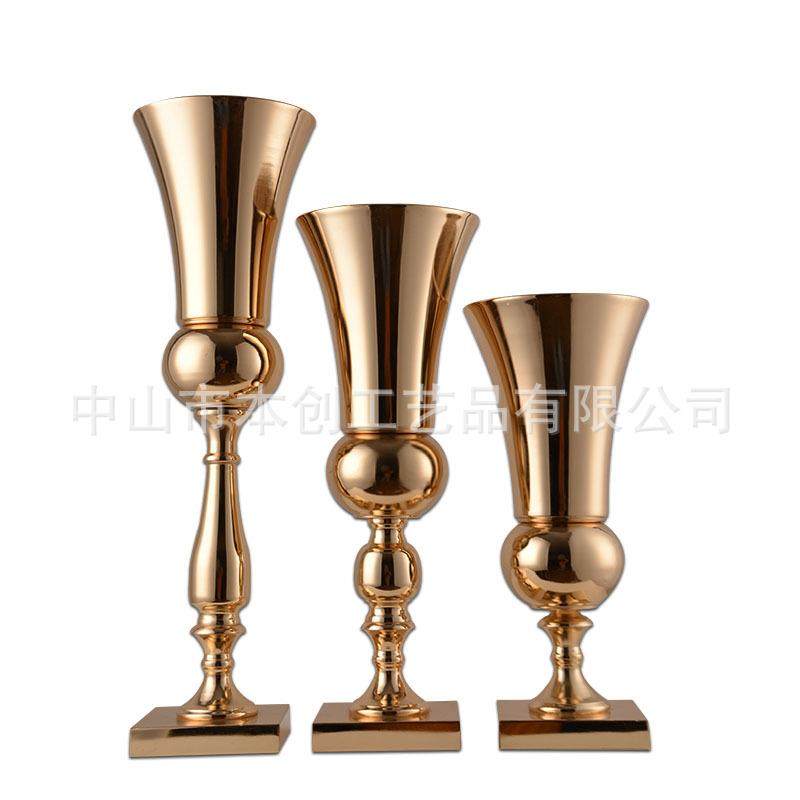 本创婚庆用品金色路引婚礼布置铁艺花架花器仿真花装饰花瓶摆件,淘宝优惠券,粉丝福利购,淘宝优惠卷