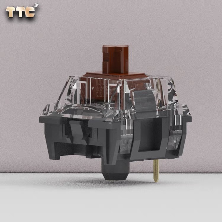 TTC金银轴PRO 金红轴金茶轴PRO 出厂精密润滑机械键盘轴体开关3脚 - 图2