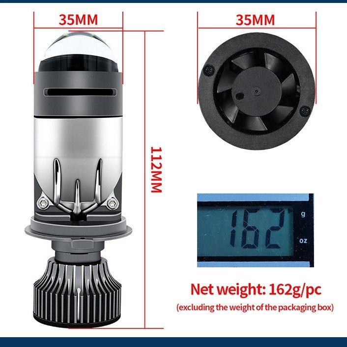 M01K三光源H4LED大灯摩托车远近一体矩阵h4大功率聚光汽车泡透镜,淘宝优惠券,粉丝福利购,淘宝优惠卷