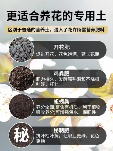营养土通用型 育苗绿植花卉蔬果多肉种植透气保肥改良土壤 - 图1