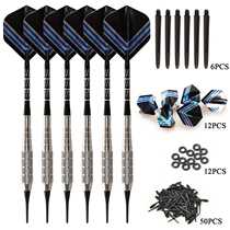 East Industry Darts Soft-style Darts 23 gr Electronic Dart Needle Plastic Rubber Head Flying Marker Box Suit