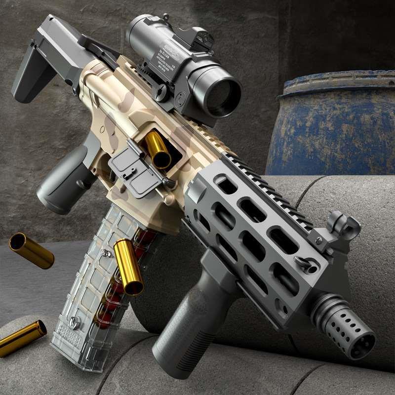 Luochen new hand-n-one M416 soft ullet gun throwng shell ele - 图2