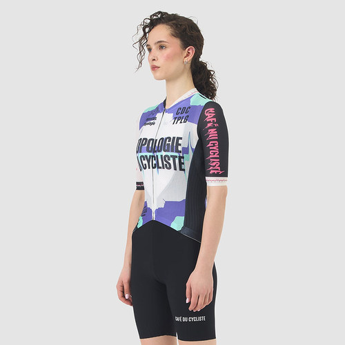 【新品】CDC X Topologie 联名款女短袖骑行服轻量竞速Bergida - 图2