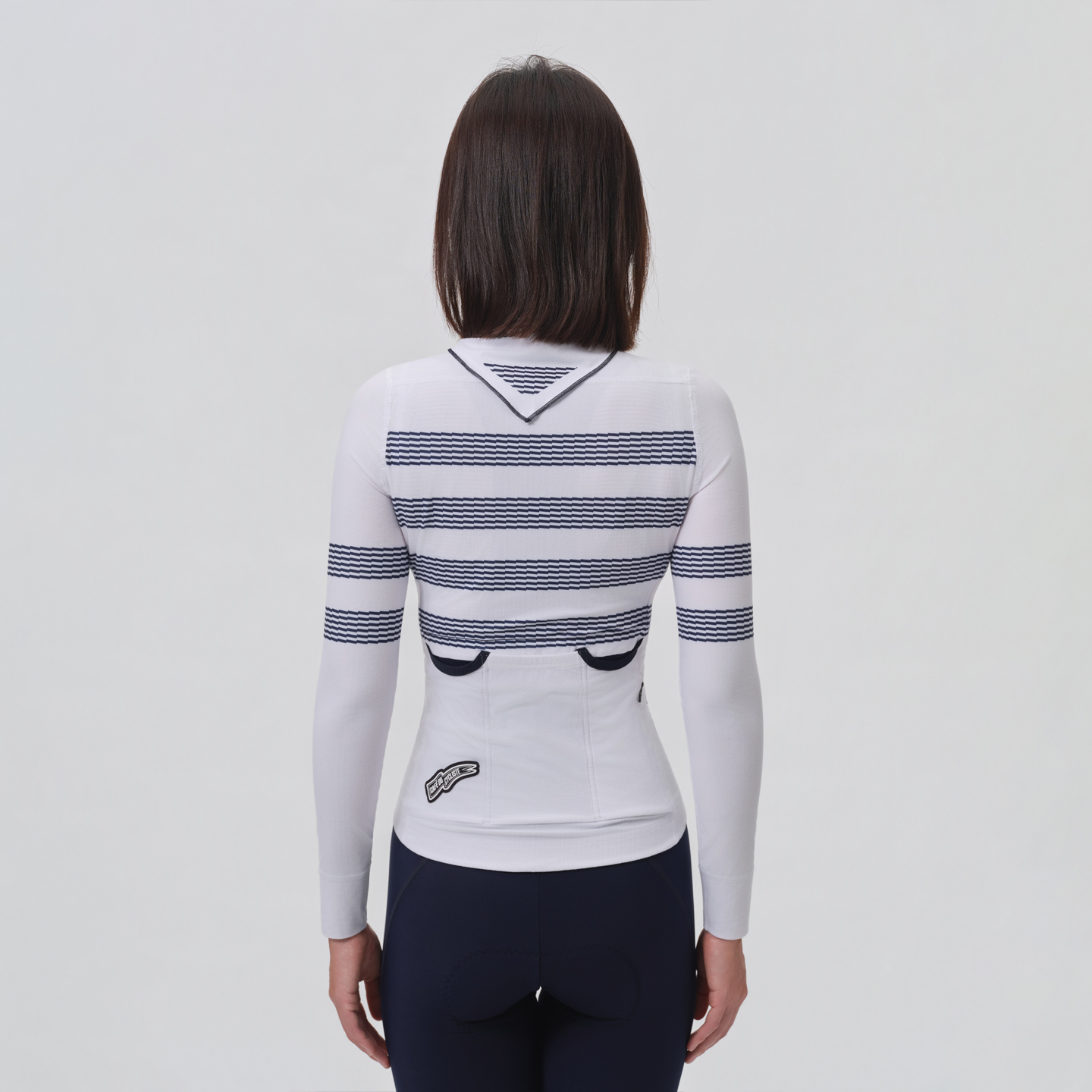 【新品】CDC女士长袖骑行服刷绒保暖秋冬吸湿法国小飞鱼Charlie - 图1