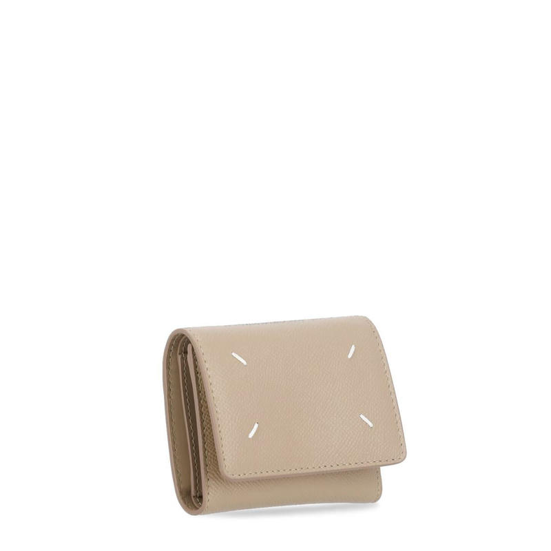 Maison Margiela Wallets Beige - 图0