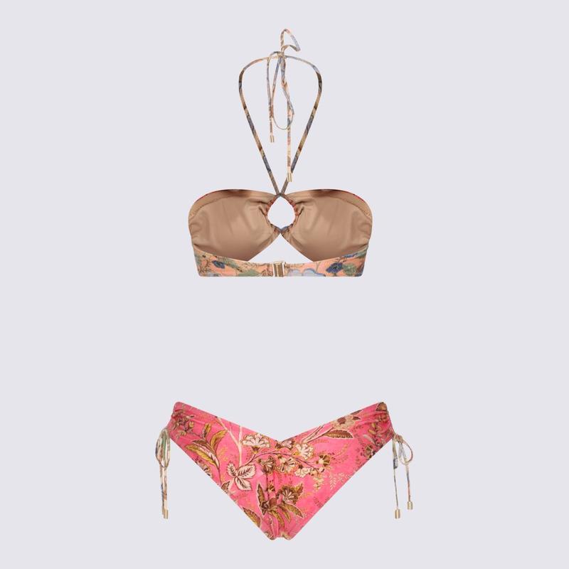 ZIMMERMANN SPLICED TWO PIECES BIKINI BEACHWEAR - 图0