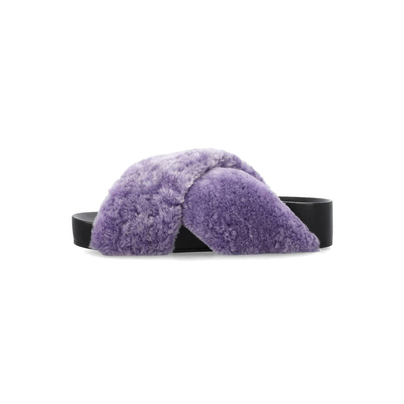 JIL SANDER Shearling Slides - 图1