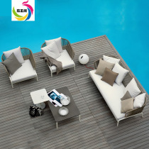 Imitation vine choreography outdoor furniture combined sofa chair Leisure outdoor garden Courtyard Balcony Hotel Open Air Waterproof Sunscreen