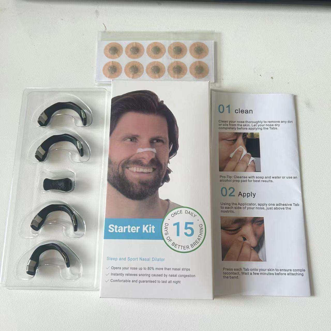 现货鼻呼吸扩张器(c6)Nasal breathing dilators Starter Kit - 图2
