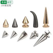 Manufacturer punk rivet spike nail warhead DIY willow nail gothic button alloy thin