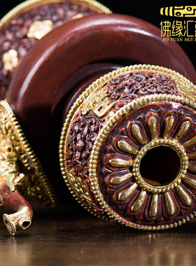 藏村尼泊尔e居家装饰灌顶供具铜镀金小号净水瓶奔巴壶贲巴壶摆件