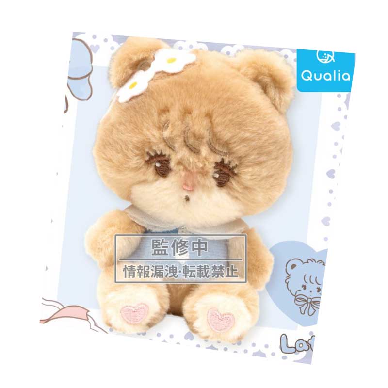 预订[龟仙社]  日本Qualia Mi  o玩偶挂件2 兔子小猫布偶毛绒扭蛋 - 图0