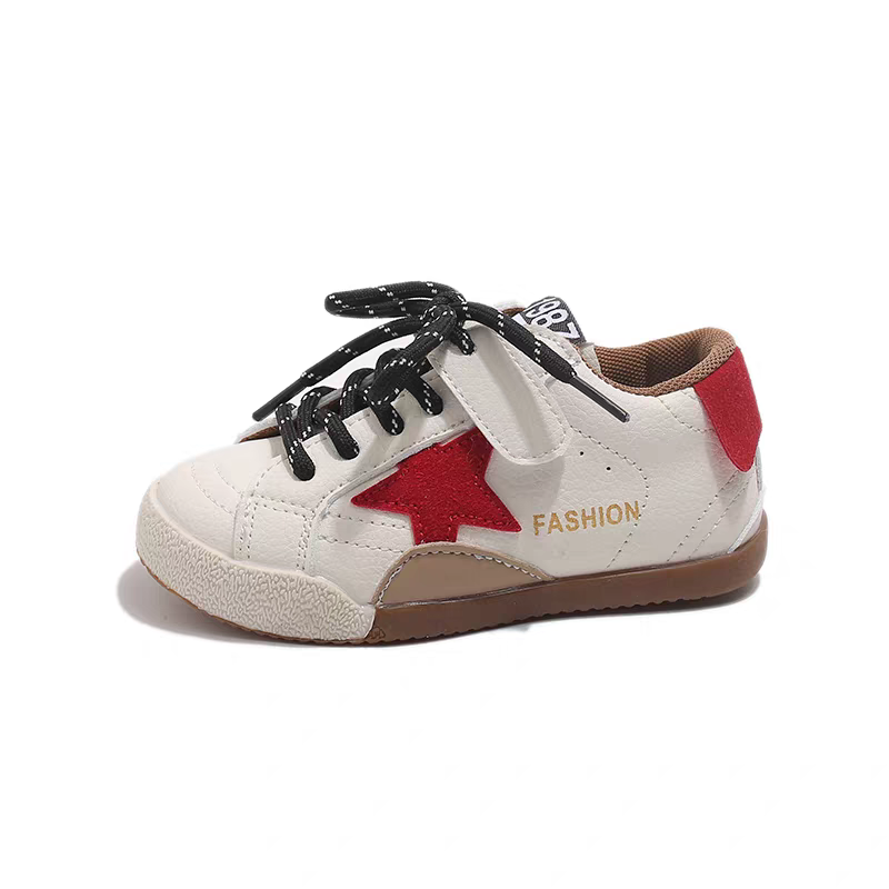 儿童做旧星星板鞋2026新款春秋韩版女童小白鞋男童软底时尚休闲鞋,淘宝优惠券,粉丝福利购,淘宝优惠卷