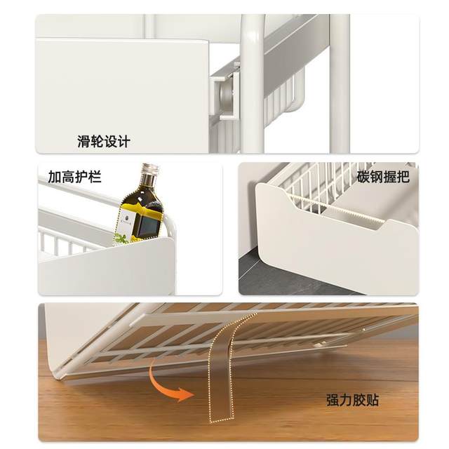 Life Statement Kitchen Undersink Storage Rack Multi-function Storage Rack Cookware Cabinet Basket Pull-out Layered Rack