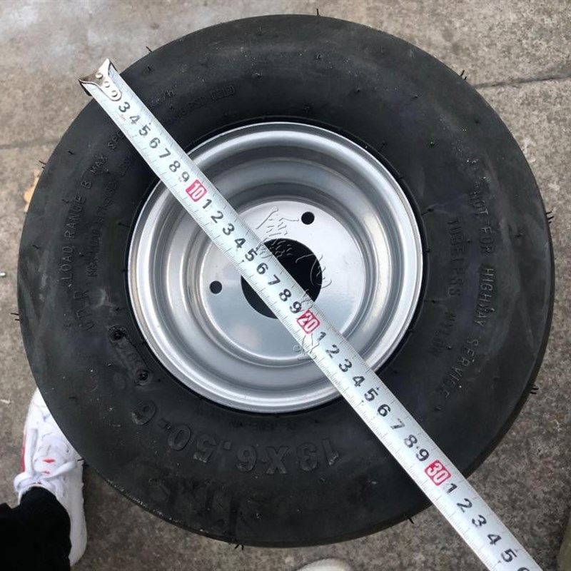 自制改装漂移卡丁车配件四轮前后悬挂方向机后桥摇U臂后轴6寸滑胎 - 图3