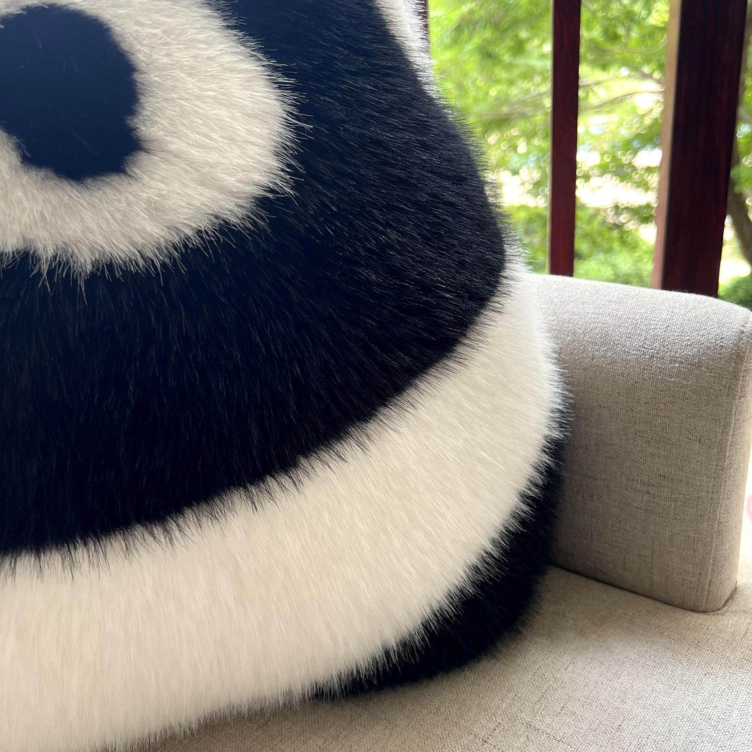 熊猫抱枕萌兰和花花腰靠垫可爱沙发女生毛绒玩偶客厅装饰生日礼物,淘宝优惠券,粉丝福利购,淘宝优惠卷