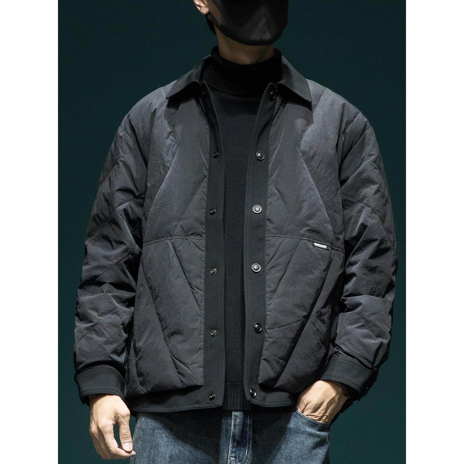 新国标90白鸭绒轻薄羽绒服男宽松大码冬季新款加厚保暖衬衫领外套,淘宝优惠券,粉丝福利购,淘宝优惠卷