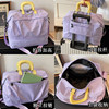 Large capacity expansion travel bag women's fashionable lightweight short-distance travel bag