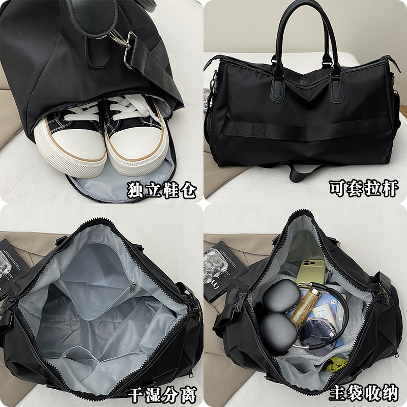 Short-distance travel bag for men and women lightweight large-capacity fitness bag