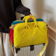 Dopamine contrasting color short travel bag sports fitness bag