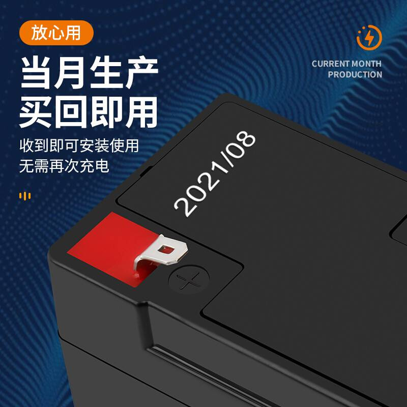 新品儿童电动玩具车电池6V锂电池6V4ah20hr7ah童车蓄电池6伏12V小 - 图2