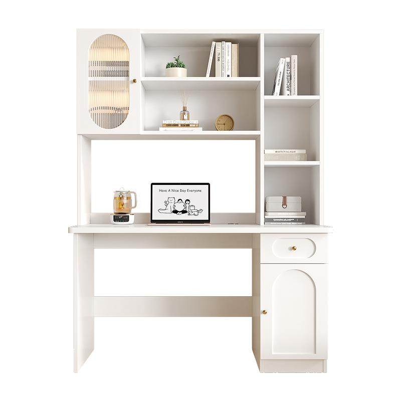 L$H实木书桌书架一体组合家用电脑办公桌书柜现代简约卧室学生学,淘宝优惠券,粉丝福利购,淘宝优惠卷