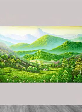 高山群山巨人山靠山画聚