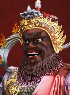 纯铜武财神赵公明神像骑虎赵元帅赵玄坛招财家用客厅供奉摆件慧成