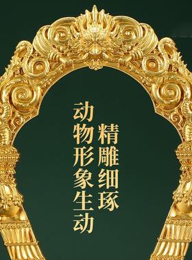 家用铜像底座供台家用桌面台子中式摆件