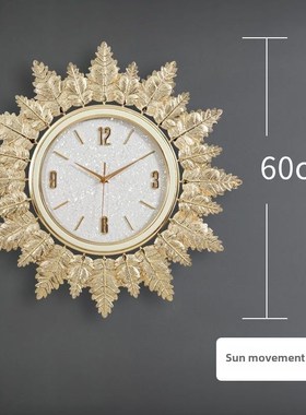 斯堪的纳维亚简单时钟客厅挂钟家庭挂钟挂钟创意时尚的墙R壁艺术