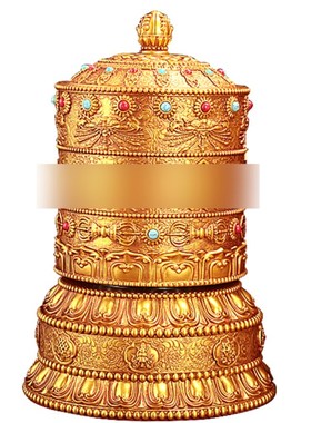 电动转轮家用插电转动树脂西A藏浮雕家用摆件转筒家居多款摆件