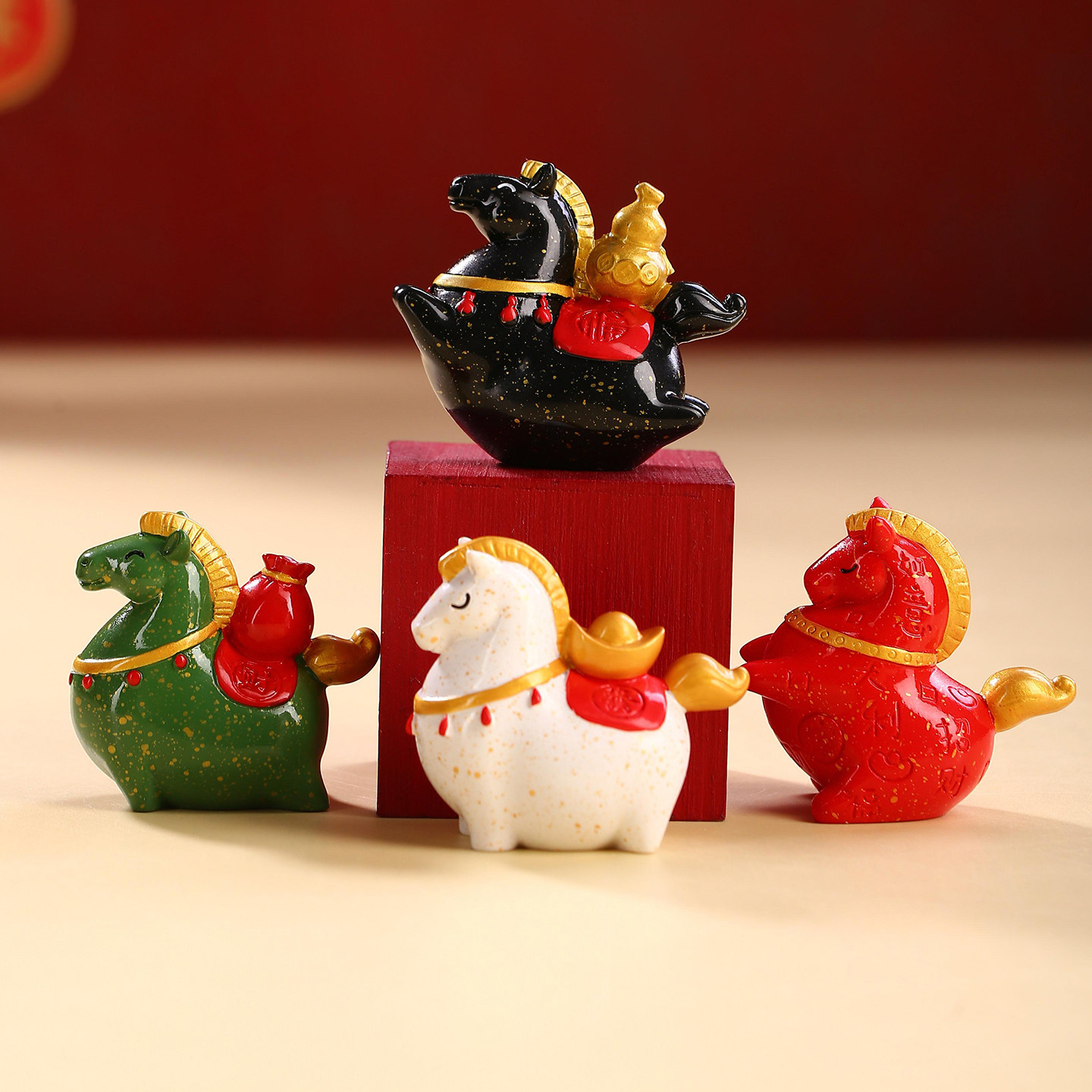 马年吉祥物公仔摆件马上有钱装饰迷你小马本命年礼物新年创意礼品,淘宝优惠券,粉丝福利购,淘宝优惠卷