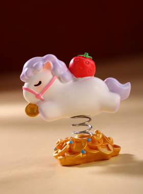 2026马年装饰品小马摆件莓有烦恼