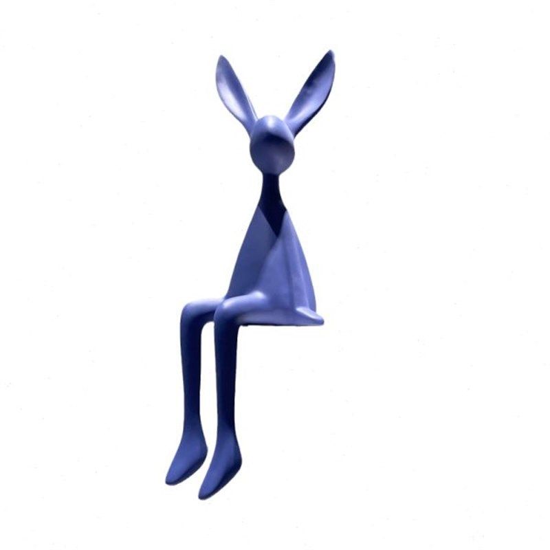 创意网红卡通坐姿长耳兔子摆件客厅电视柜酒店前台桌W面玄关装饰,淘宝优惠券,粉丝福利购,淘宝优惠卷